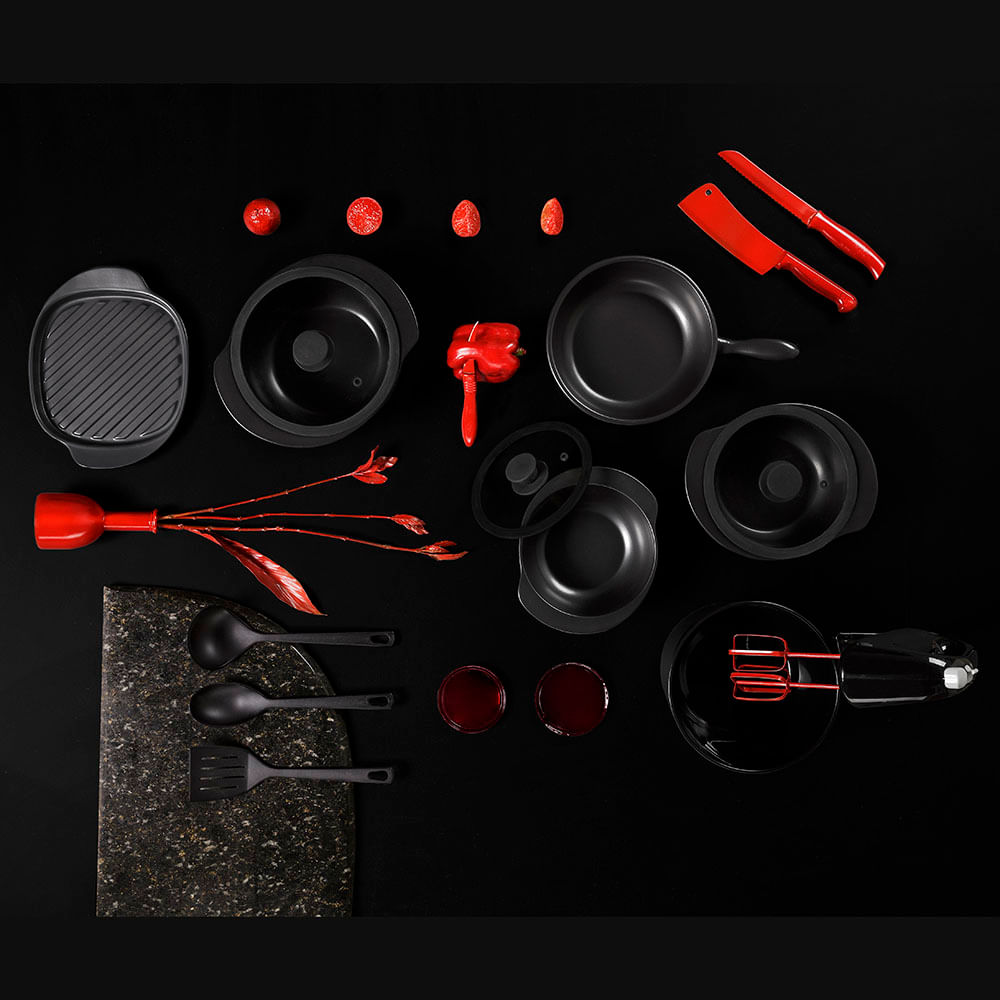 Frigideira De Cerâmica 23,5x6 Cm Linea Nanquim Oxford