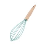 1-Cj.-C---05-Utensilios-Em-Silicone-Com-Cabo-De-Madeira---Mail-Order---Water-Blue---Fue