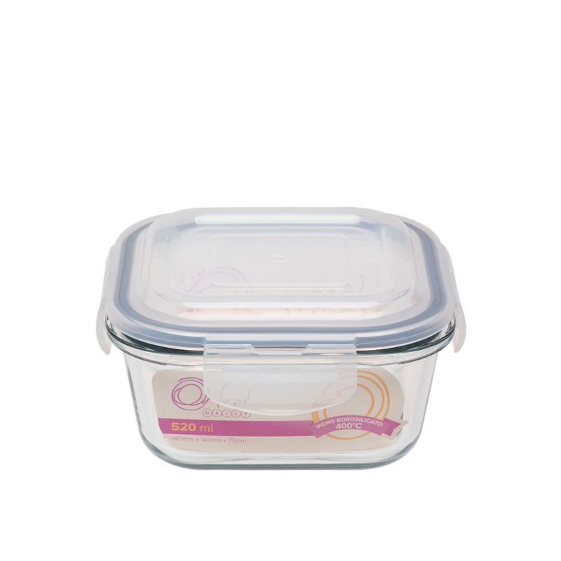 Pote-Hermetico-de-Vidro-Quadrado-520-ML Pote-Hermetico-de-Vidro-Quadrado-520-ML