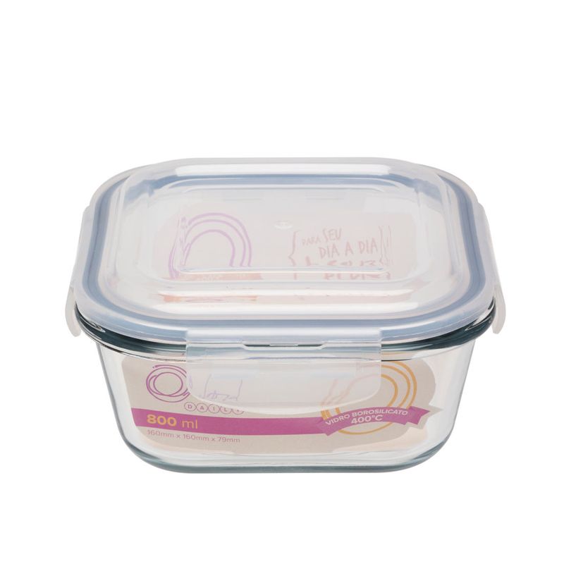 Pote-Hermetico-de-Vidro-Quadrado-800-ML Pote-Hermetico-de-Vidro-Quadrado-800-ML