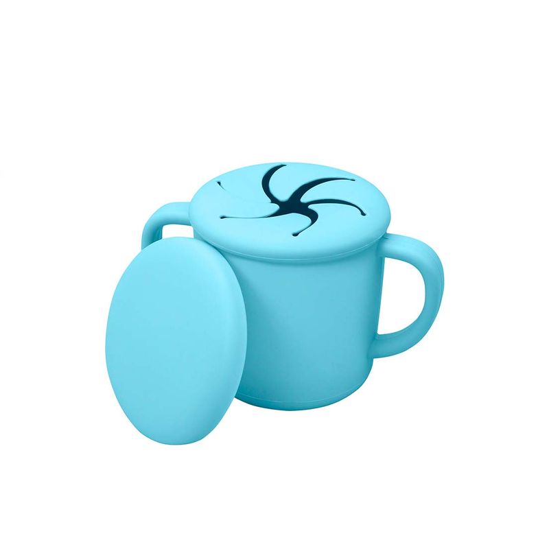 Copo-Infantil-de-Silicone-para-Lanche-com-Tampa-Azul Copo-Infantil-de-Silicone-para-Lanche-com-Tampa-Azul