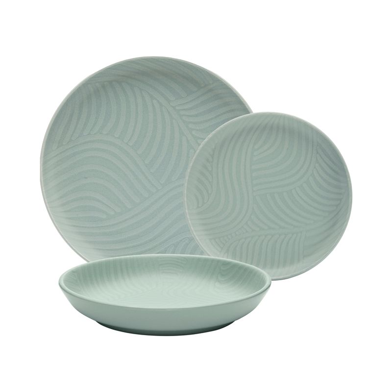 Aparelho de Jantar 18 peças Flat Oásis Aparelho de Jantar 18 peças Flat Oásis