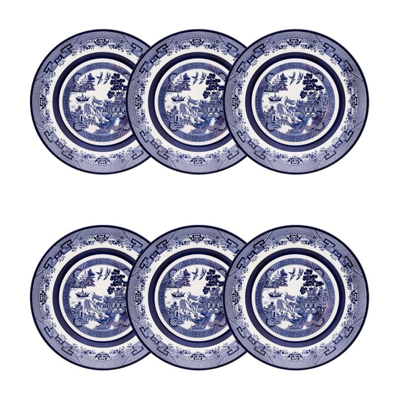 oxford-porcelanas-prato-sobremesa-flamingo-blue-willow-6-pecas-02 oxford-porcelanas-prato-sobremesa-flamingo-blue-willow-6-pecas-02