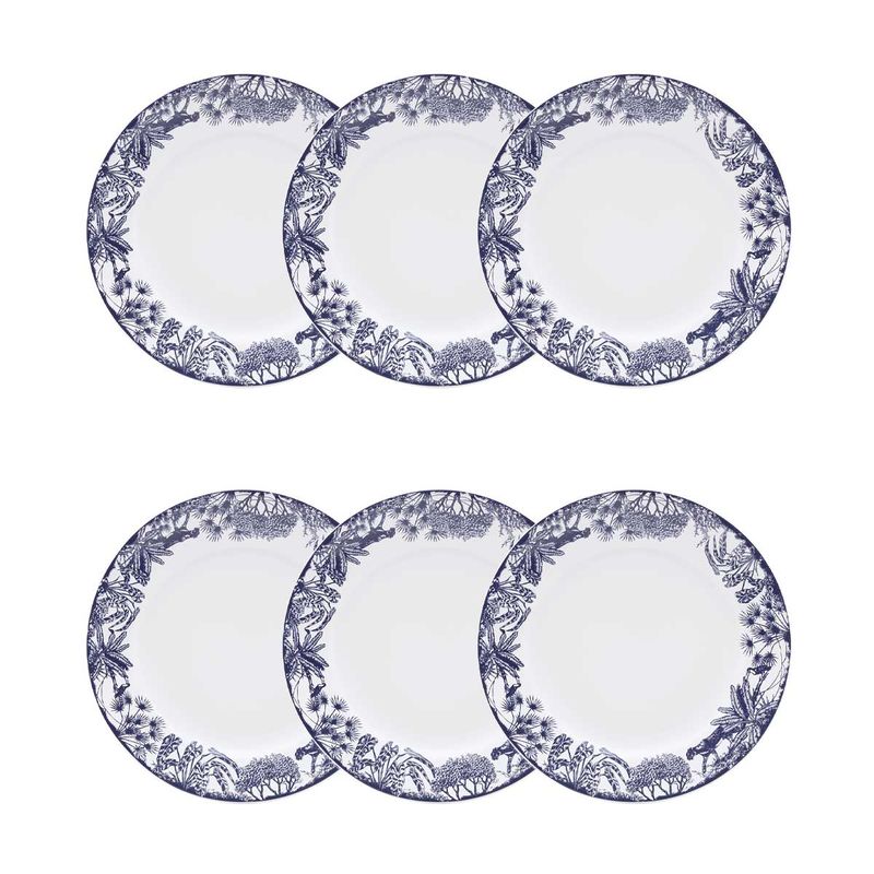 141249_Conjunto_De_6_Pratos_Sobremesa_22_Cm_Fl 141249_Conjunto_De_6_Pratos_Sobremesa_22_Cm_Fl