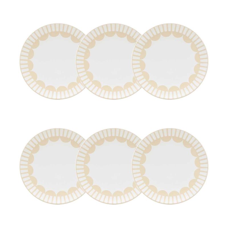 140787_Conjunto_De_6_Pratos_Sobremesa_21_Cm_Coup_Beige 140787_Conjunto_De_6_Pratos_Sobremesa_21_Cm_Coup_Beige