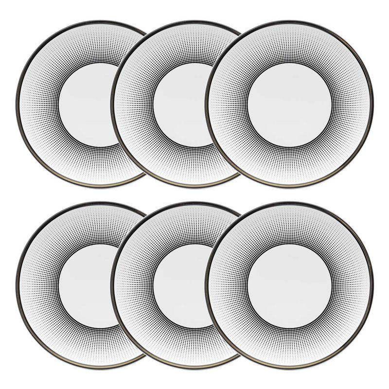 140463_Conjunto_De_6_Pratos_Rasos_28_Cm_Coup_Noir 140463_Conjunto_De_6_Pratos_Rasos_28_Cm_Coup_Noir