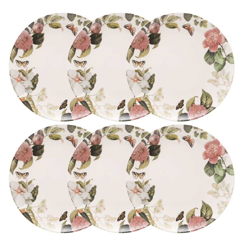 141394_Conjunto_De_6_Pratos_Rasos_26_Cm_Unni_Garden 141394_Conjunto_De_6_Pratos_Rasos_26_Cm_Unni_Garden
