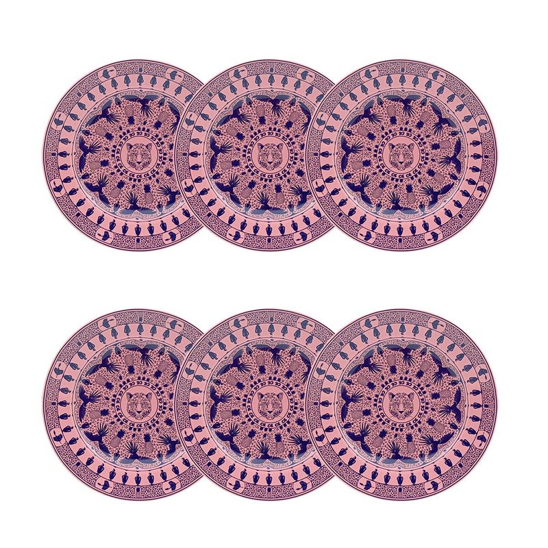 127576_Conjunto_6_Pratos_Sobremesa_22Cm_Flamingo_Terra_Brasilis_Revoada 127576_Conjunto_6_Pratos_Sobremesa_22Cm_Flamingo_Terra_Brasilis_Revoada