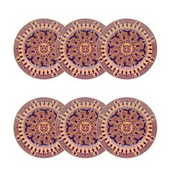 127540_Conjunto_6_Pratos_Sobremesa_22Cm_Flamingo_Terra_Brasilis_Caju