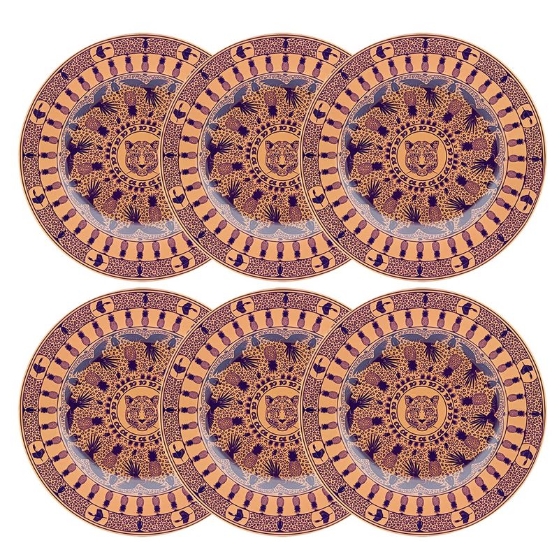 127541_Conjunto_6_Pratos_Rasos_28Cm_Flamingo_Terra_Brasilis_Caju