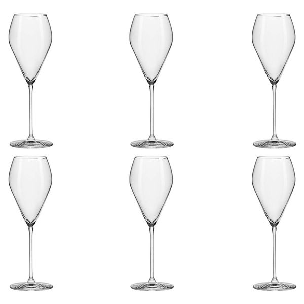 Jogo de 6 Taças de Cristal Para Prosecco 230 Ml Classic