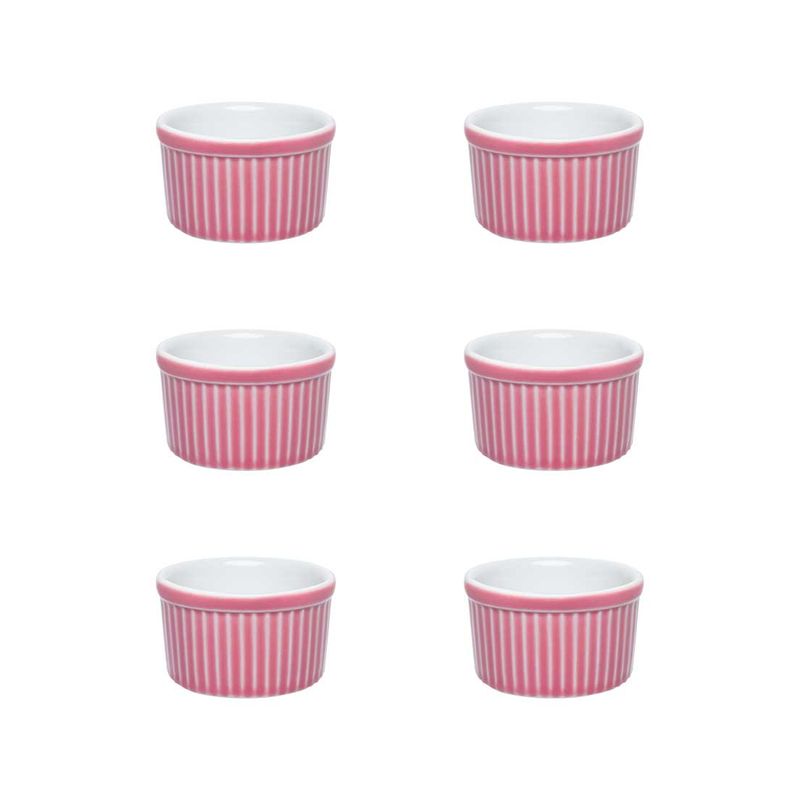 089320_Conjunto_de_6_Cookware_Ramequin_Rosa_50ml 089320_Conjunto_de_6_Cookware_Ramequin_Rosa_50ml