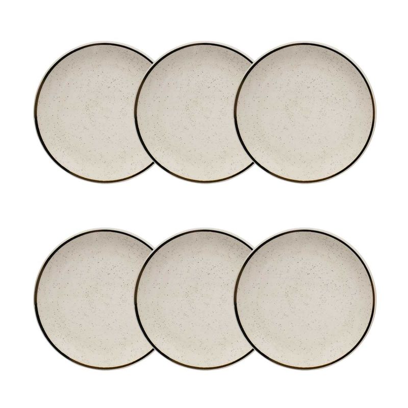 143003_Conjunto_De_6_Pratos_Sobremesa_20_Cm_Unni_Bri 143003_Conjunto_De_6_Pratos_Sobremesa_20_Cm_Unni_Bri