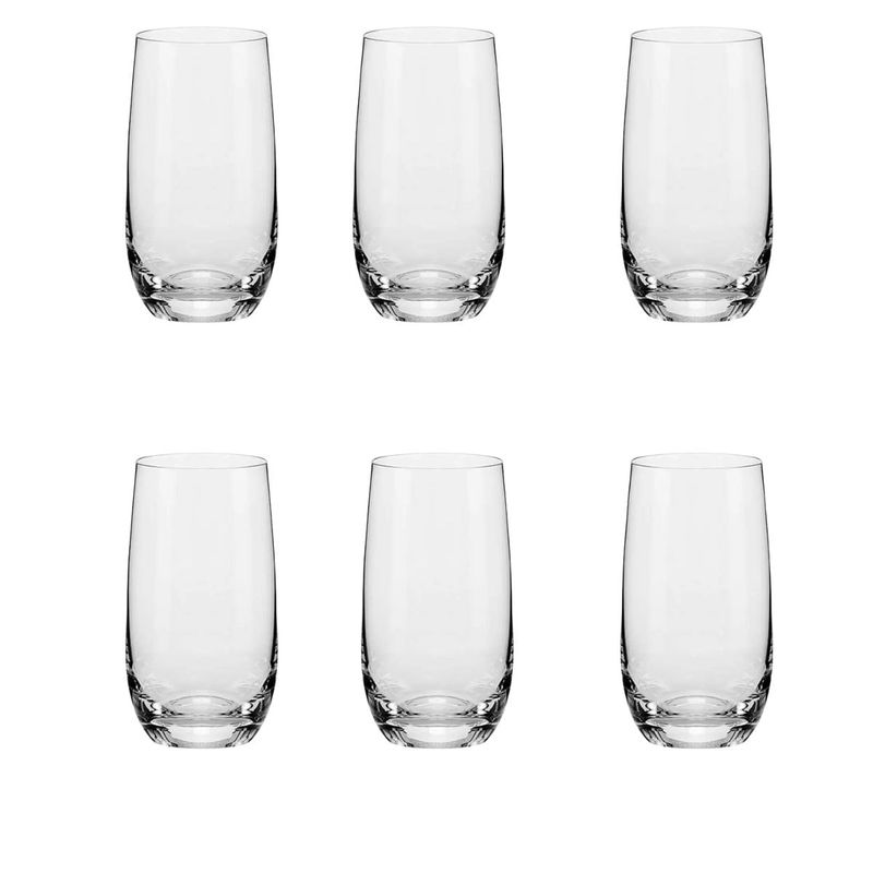 Jogo de 6 Copos de Cristal 350 Ml Touch Classic