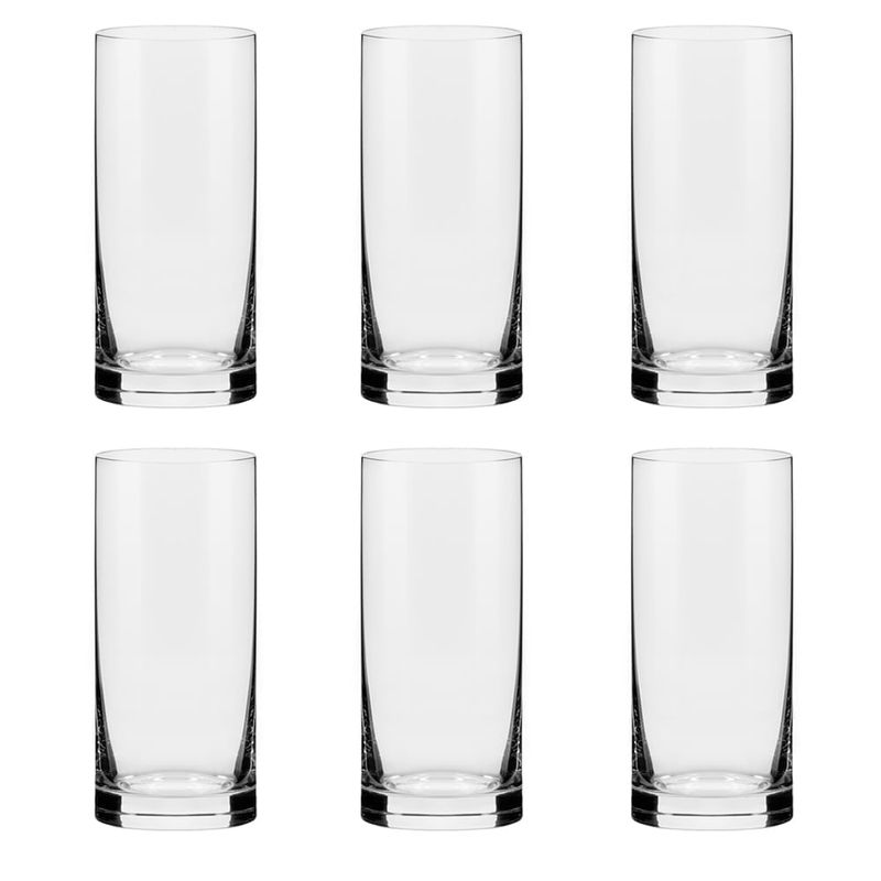 Jogo de 6 Copos de Cristal 440 Ml Flat Classic