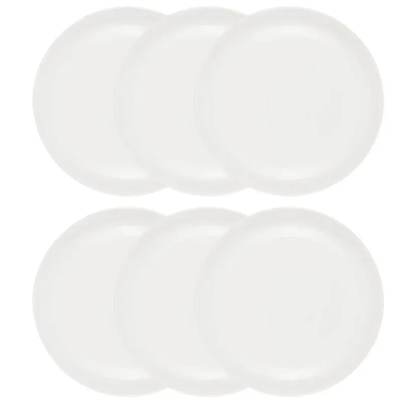 Jogo de 6 Pratos Rasos 26 cm Friss White Jogo de 6 Pratos Rasos 26 cm Friss White