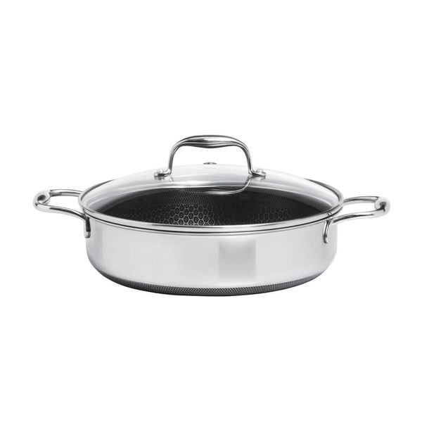 Frigideira Reta Antiaderente Corpo Triplo Indução CookingPro 26 cm
