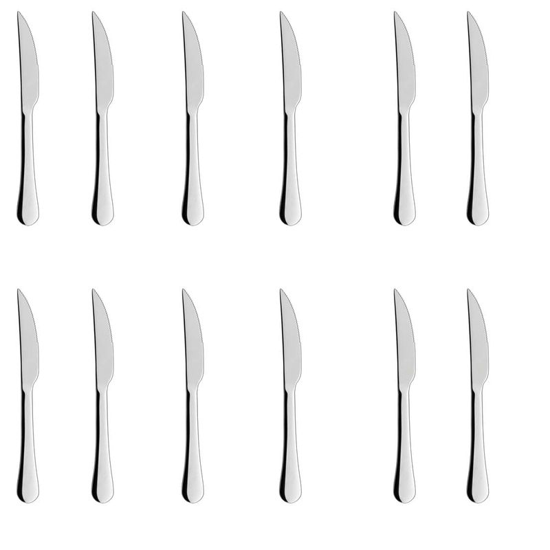 Jogo de 12 Facas Para Carne 22,5 Cm Salvador