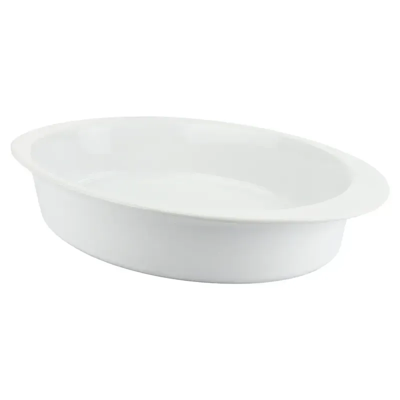 Assadeira Refratária Samba Grande Branco - 3,7 l